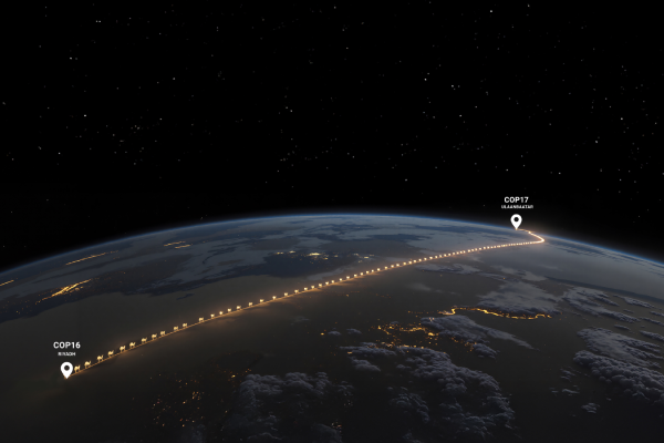 Silk Road Caravan globe view