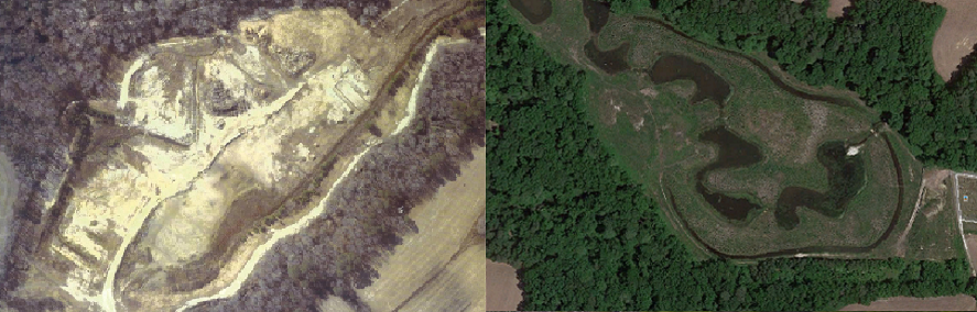 Lizzard Hill before and after