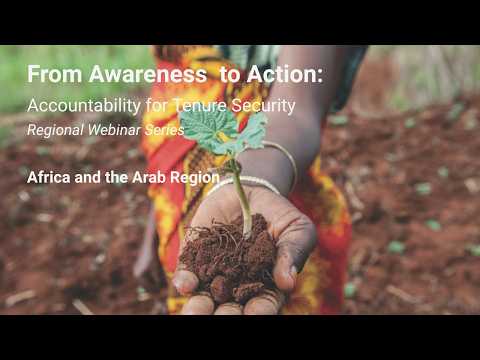 Land tenure webinar for the Africa and Arab regions